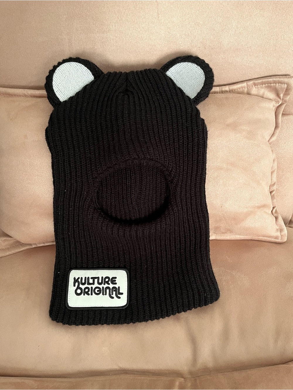 🔥 Kulture Original Black Panda Ski Mask Beanie / Balaclava 🔥